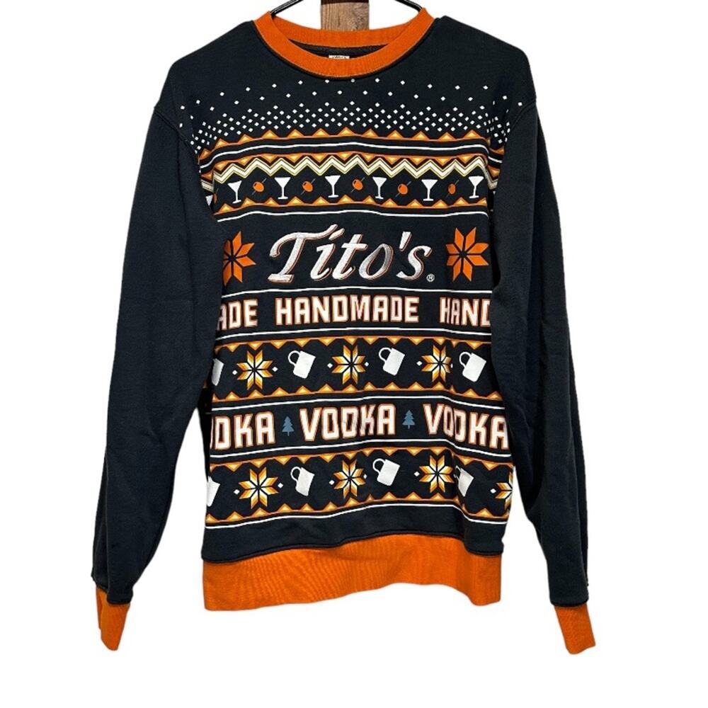 Tito’s Not That Ugly Crewneck Long‎ Sleeve Pullover Sweater Size S